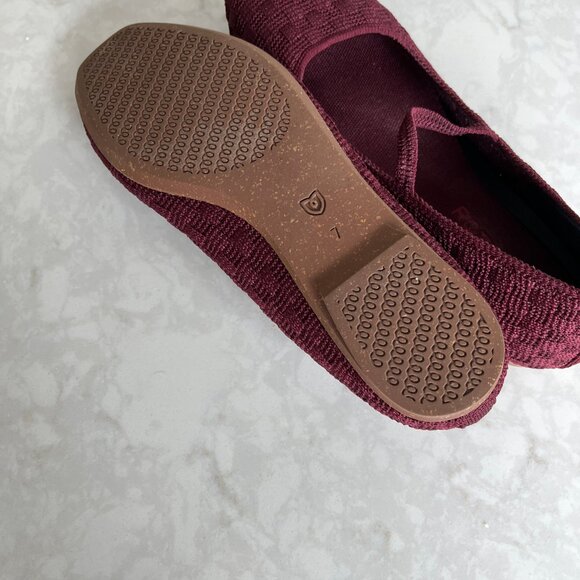 Rothy's The Max Square Mary Jane - Wine Red - Picture 3 of 4